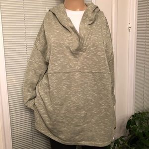 NWT...Roxy long-sleeve hooded top. Size XL